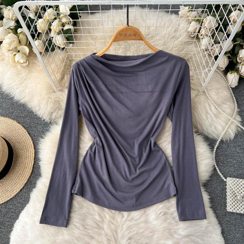 Women's T Shirts Sexy Basic Slim Tshirt Korean Fashion Crop Top Solid Long Sleeve O Neck Tees Y2k Women Vintage Casual Spring Autumn Shirt, Black
Women's T Shirts Sexy Basic Slim Tshirt Korean Fashion Crop Top Solid Long Sleeve O Neck Tees Y2k Women Vintage Casual Spring Autumn Shirt, Black