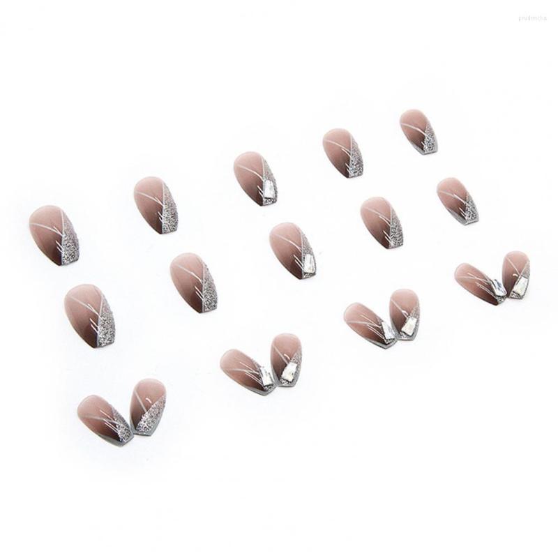 False Nails 1 Set Fashion Plastic Short Manicure Tips Easy Removal Autumn Winter Bright Faux Diamond Artificial Nail Extending, Black
False Nails 1 Set Fashion Plastic Short Manicure Tips Easy Removal Autumn Winter Bright Faux Diamond Artificial Nail Extending, Black