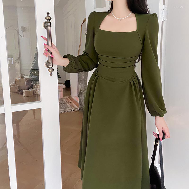 Casual Dresses Summer Elegant Black Dress Fashion Square Collar Puff Sleeve Ruffle Female Korea High Waist Party Women's Vestido
Casual Dresses Summer Elegant Black Dress Fashion Square Collar Puff Sleeve Ruffle Female Korea High Waist Party Women's Vestido
