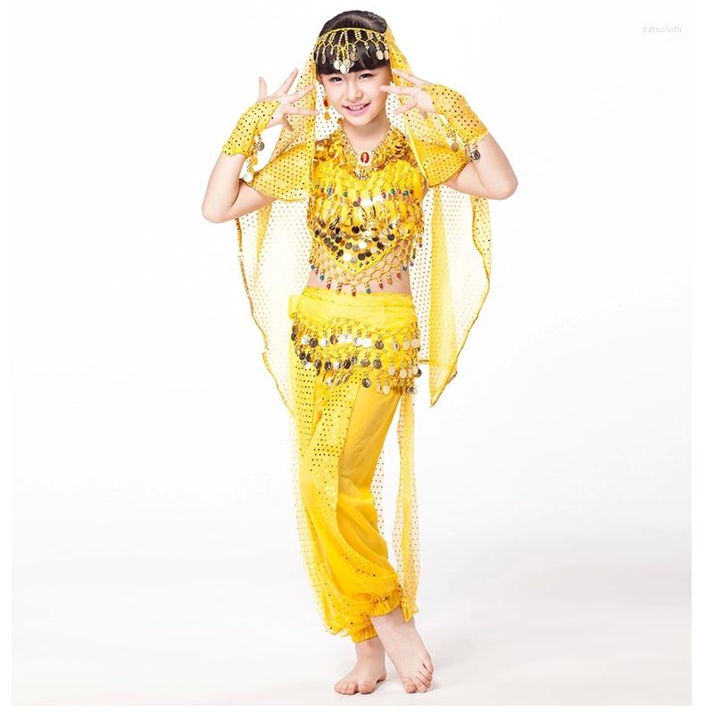 Stage Wear 2023 Designer Bollywood Dancing 5-piece Set Coins Headpiece Top Belt And Pants Sequin Sleeves Kids Belly Dance Costumes, Fuchsia
Stage Wear 2023 Designer Bollywood Dancing 5-piece Set Coins Headpiece Top Belt And Pants Sequin Sleeves Kids Belly Dance Costumes, Fuchsia