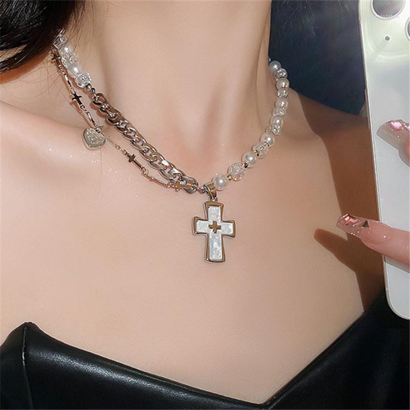 Pendant Necklaces Statement Fashion Crystal Pearl Big Cross Choker Necklace For Women Personality Collares
Pendant Necklaces Statement Fashion Crystal Pearl Big Cross Choker Necklace For Women Personality Collares