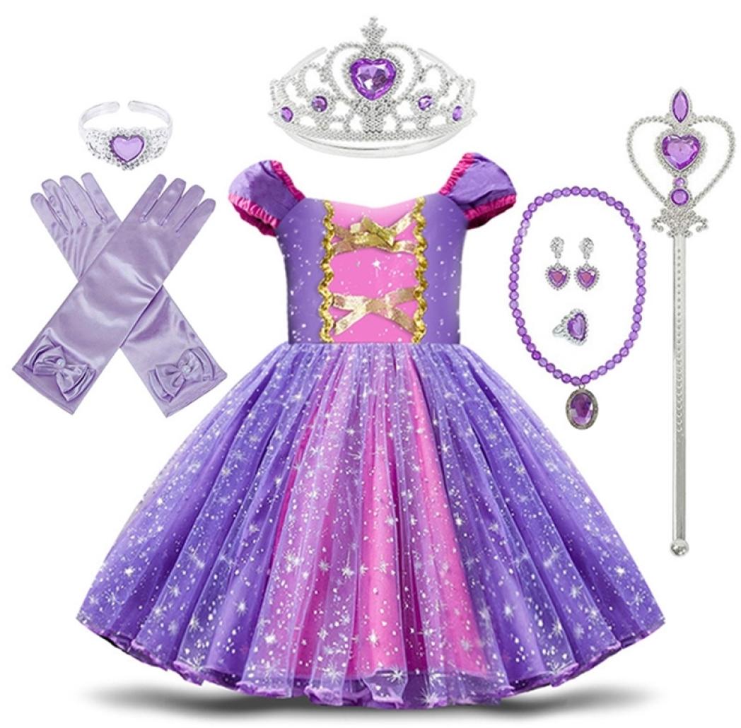 Toddler Baby Girls Rapunzel Sofia Princess Costume Halloween Cosplay Clothes Toddler Party Roleplay Kids Fancy Dresses For Girl L9828433, Blue green
Toddler Baby Girls Rapunzel Sofia Princess Costume Halloween Cosplay Clothes Toddler Party Roleplay Kids Fancy Dresses For Girl L9828433, Blue green