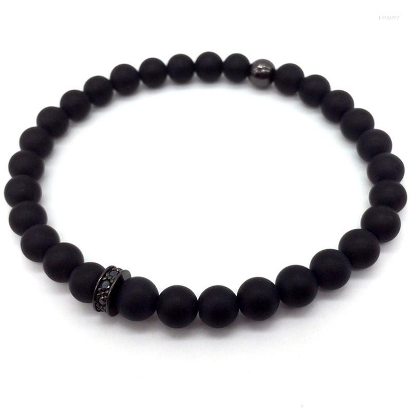 Strand 2023 Fashion Round Charm Bracelet Men Handmade Pave Cubic Zirconia Matte Beaded For Jewelry Gift
Strand 2023 Fashion Round Charm Bracelet Men Handmade Pave Cubic Zirconia Matte Beaded For Jewelry Gift