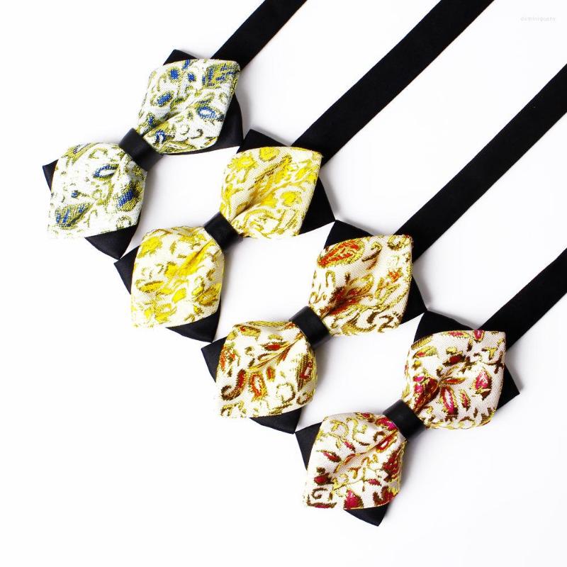 Bow Ties Bowknot Handmade Luxury For Man Wedding Groom Gold Black Cravats Dress Suits Accessories Shiny Bowties Pointed Tie
Bow Ties Bowknot Handmade Luxury For Man Wedding Groom Gold Black Cravats Dress Suits Accessories Shiny Bowties Pointed Tie