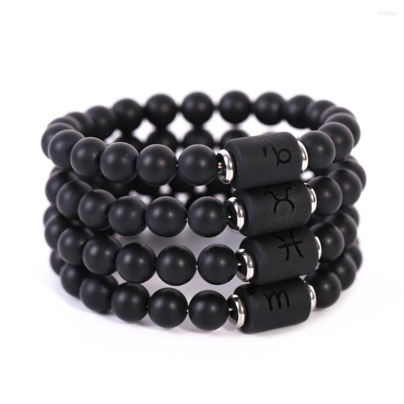 Charm Bracelets 12 Constellation Natural Stone Beads Bracelet Stainless Steel Laser For Men Women Gift
Charm Bracelets 12 Constellation Natural Stone Beads Bracelet Stainless Steel Laser For Men Women Gift