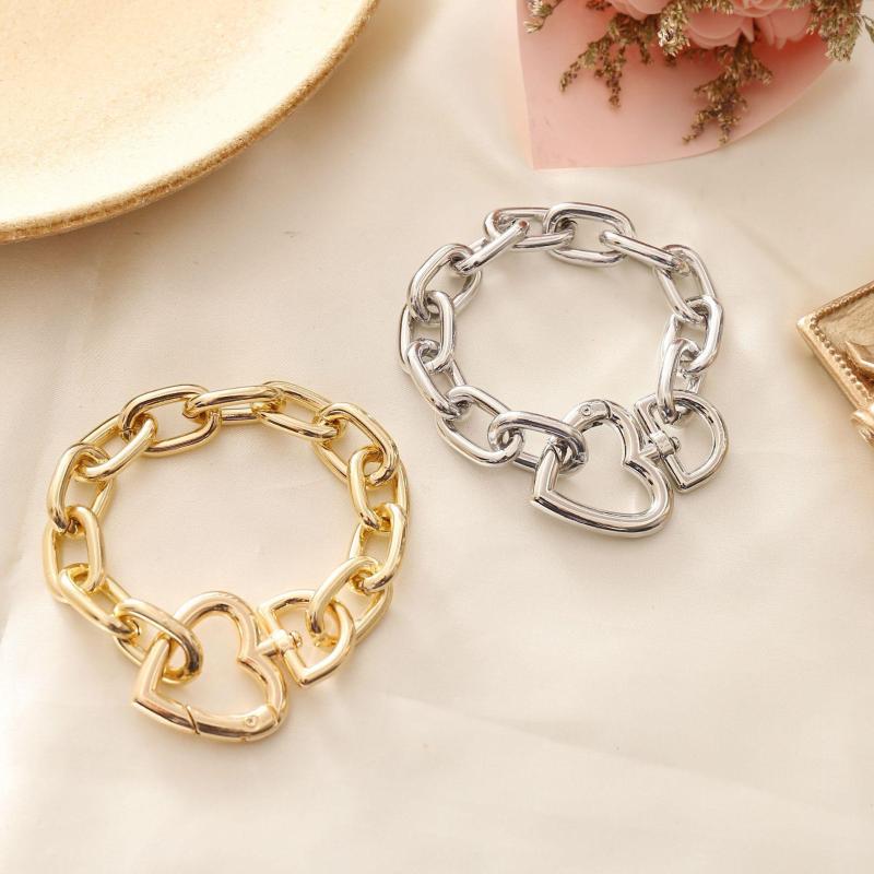 Necklace Earrings Set Gold Color Women Jewelry For Party Fashion Big Chunk Chain Heart Bracelet Style, Picture shown
Necklace Earrings Set Gold Color Women Jewelry For Party Fashion Big Chunk Chain Heart Bracelet Style, Picture shown