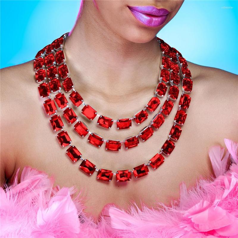 Choker Exaggerated Crystal Collar Chain Necklace For Women Luxury Rhinestone Geometric Square Jewelry Gifts
Choker Exaggerated Crystal Collar Chain Necklace For Women Luxury Rhinestone Geometric Square Jewelry Gifts