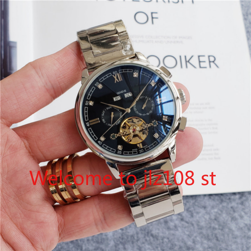 PP Men's Mechanical Watch Tourbillon Waterproof Automatic Watch Perfect companion for any occasion! jj
PP Men's Mechanical Watch Tourbillon Waterproof Automatic Watch Perfect companion for any occasion! jj