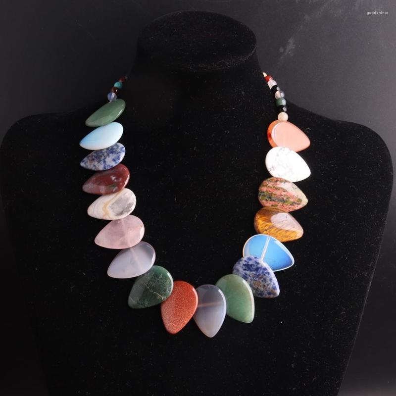 Chains Crystal Quartz Natural Stone Water Drop Pendants Beads Women Necklace Charm Choker Necklaces For Party Jewelry
Chains Crystal Quartz Natural Stone Water Drop Pendants Beads Women Necklace Charm Choker Necklaces For Party Jewelry