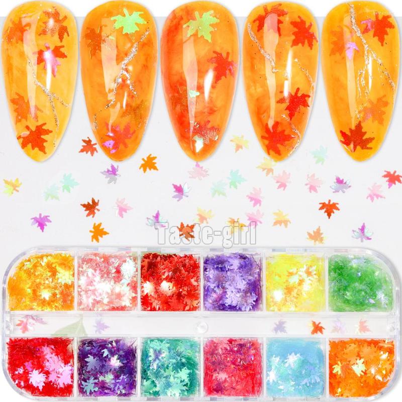 Nail Glitter 12 Grids/Set Holo Multicolor Sequins Chameleon Art Fall Leaves Design Laser Decorations Manicure
Nail Glitter 12 Grids/Set Holo Multicolor Sequins Chameleon Art Fall Leaves Design Laser Decorations Manicure