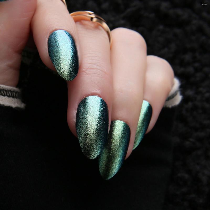 False Nails Glossy Green Almond Press On Short Galaxy Fake Stiletto Chrome Manicure Reusable Acrylic Nail Art Tips, 102a-1031g
False Nails Glossy Green Almond Press On Short Galaxy Fake Stiletto Chrome Manicure Reusable Acrylic Nail Art Tips, 102a-1031g
