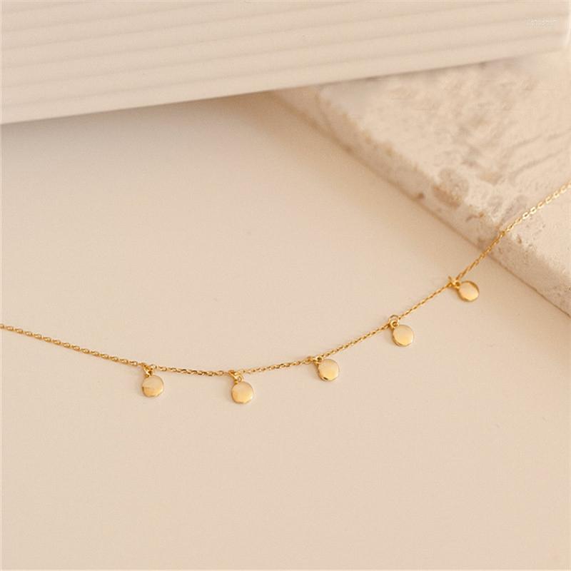 Choker SRCOI Dainty Tiny Golden Coin Necklace Minimalist Layering Sequins Disc Chain Neckalces For Women Summer Jewelry
Choker SRCOI Dainty Tiny Golden Coin Necklace Minimalist Layering Sequins Disc Chain Neckalces For Women Summer Jewelry