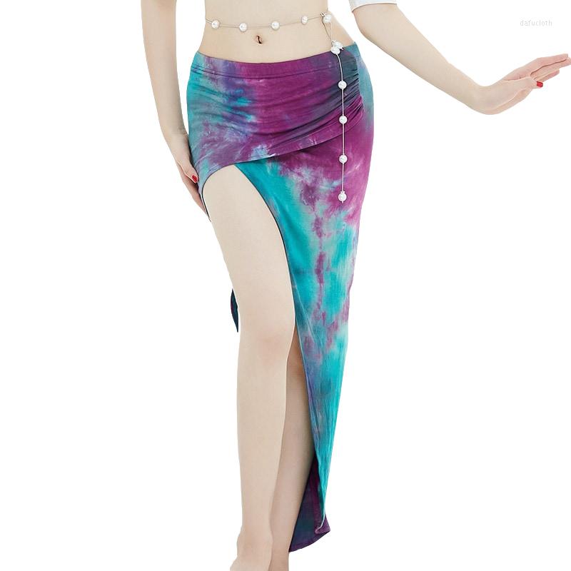 Stage Wear Fashion Women Dance Accessories Class 2 Layers Tie Dryed Colored Pattern Belly Hip Scarf Side Slit Skirt, Picture shown
Stage Wear Fashion Women Dance Accessories Class 2 Layers Tie Dryed Colored Pattern Belly Hip Scarf Side Slit Skirt, Picture shown