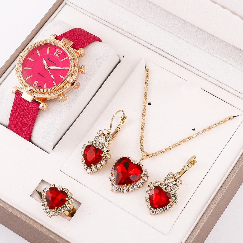 Women's Watches Women's Watch Luxury Fine Ladies WristWatch Present Set Necklace Female's Ring Earring Gift NO BOX 230316, Style1
Women's Watches Women's Watch Luxury Fine Ladies WristWatch Present Set Necklace Female's Ring Earring Gift NO BOX 230316, Style1