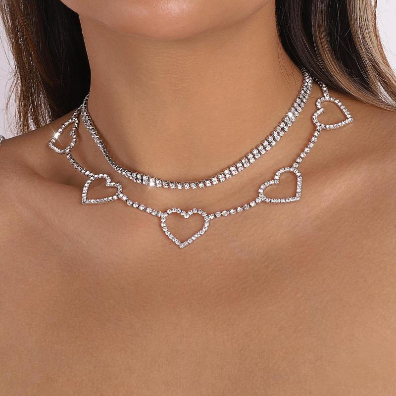 Choker Ailodo Heart Necklace For Women Multilayer Crystal Chain Party Wedding Statement Fashion Jewelry Girls Gift 2023
Choker Ailodo Heart Necklace For Women Multilayer Crystal Chain Party Wedding Statement Fashion Jewelry Girls Gift 2023