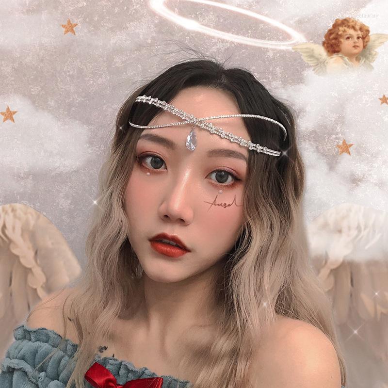 Chains Fashion Flash Diamond Zircon Necklace Rhinestone Thin Cross Clavicle Chain Can Be Used As A Hair Hoop Woman
Chains Fashion Flash Diamond Zircon Necklace Rhinestone Thin Cross Clavicle Chain Can Be Used As A Hair Hoop Woman