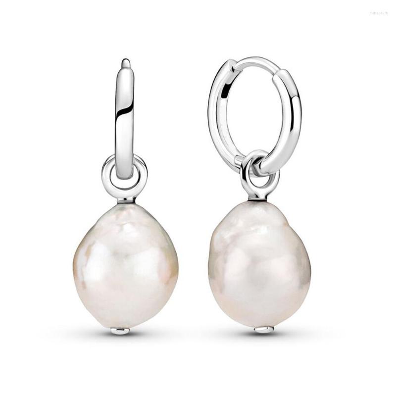 Stud Earrings Authentic 925 Sterling Silver Freshwater Cultured Pearl Fashion Hoop For Women Gift DIY Jewelry
Stud Earrings Authentic 925 Sterling Silver Freshwater Cultured Pearl Fashion Hoop For Women Gift DIY Jewelry