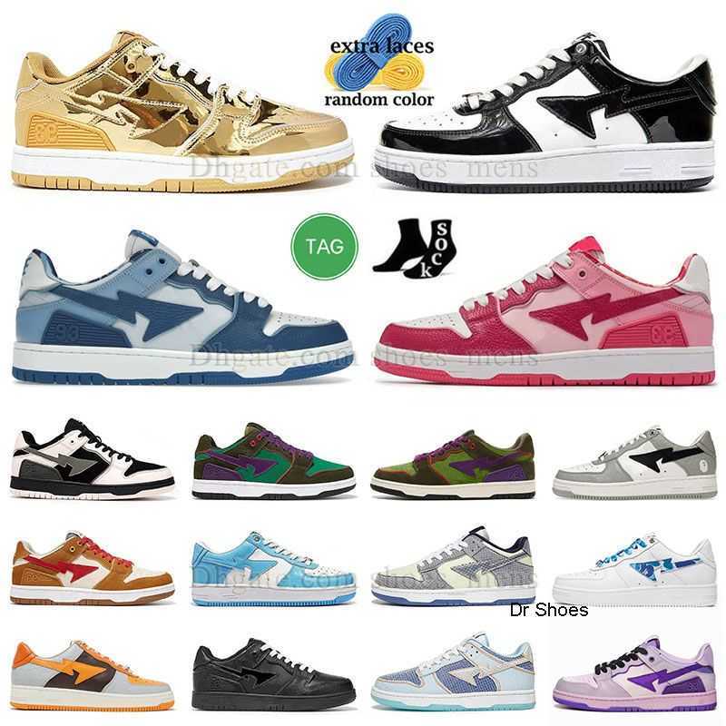 Luxury baped sk8 mens womens casual shoes sta metallic gold panda black white triple pink suede oliver green camo grey designer sneakers, 19
Luxury baped sk8 mens womens casual shoes sta metallic gold panda black white triple pink suede oliver green camo grey designer sneakers, 19