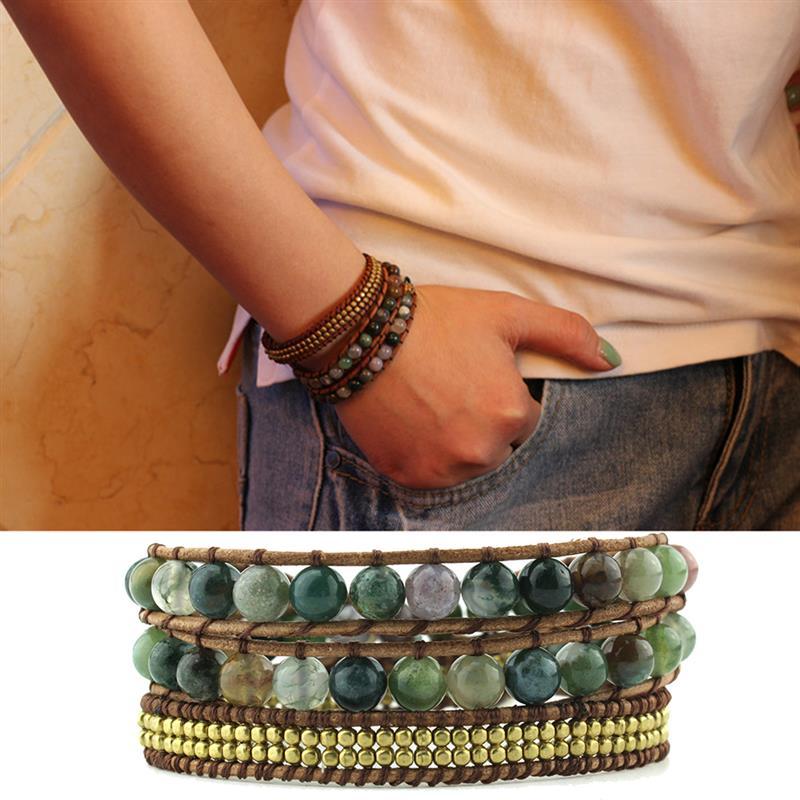Strand Women Bohemian Bracelets Vintage Multi-layer Strands Woven Stylish Creative Handmade Wrap Suitable For Men Beaded
Strand Women Bohemian Bracelets Vintage Multi-layer Strands Woven Stylish Creative Handmade Wrap Suitable For Men Beaded