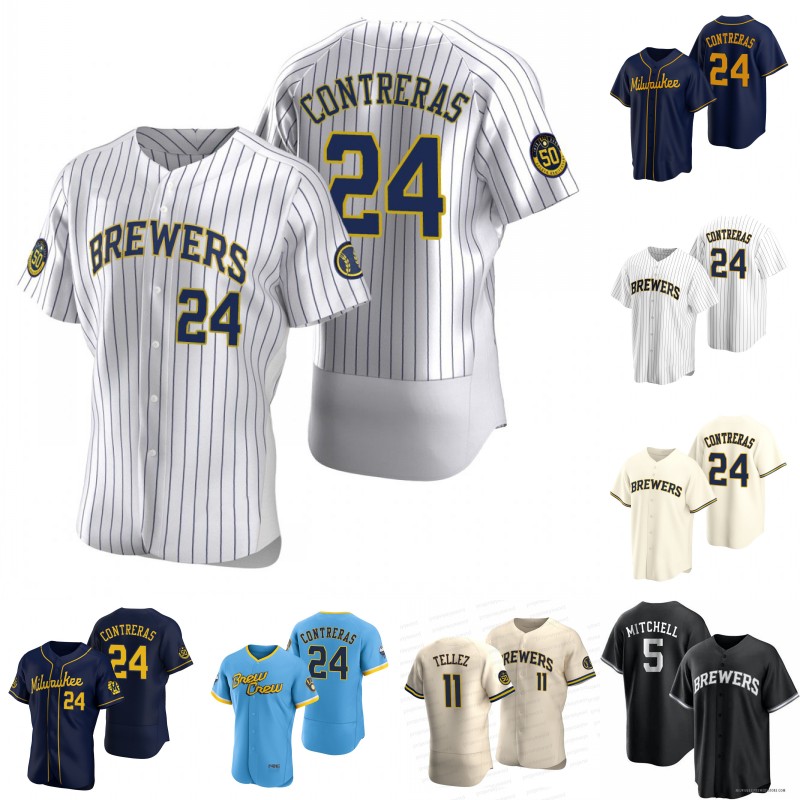 William Contreras Baseball Jersey Milwaukee Christian Yelich Corbin Burnes Rowdy Tellez Willy Adames Keston Hiura Jesse Winker Garrett Mitchell Owen Miller Shirt, Mens cool base grey
William Contreras Baseball Jersey Milwaukee Christian Yelich Corbin Burnes Rowdy Tellez Willy Adames Keston Hiura Jesse Winker Garrett Mitchell Owen Miller Shirt, Mens cool base grey
