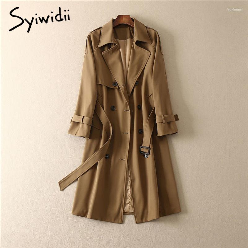Women' Trench Coats Syiwidii Long Coat For Women Jacket 2023 Spring Fashion Korean Vintage Streetwear Turn-down Collar A-Line Windbreaker, Khaki
Women' Trench Coats Syiwidii Long Coat For Women Jacket 2023 Spring Fashion Korean Vintage Streetwear Turn-down Collar A-Line Windbreaker, Khaki