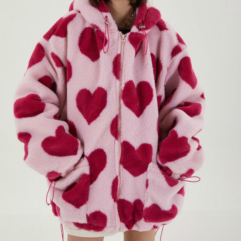 Women's Trench Coats Ladies Lamb Plush Winter 2023 Korea Fashion Love Printed Jacket Loose Long-sleeved Hooded Cotton Crop, Black
Women's Trench Coats Ladies Lamb Plush Winter 2023 Korea Fashion Love Printed Jacket Loose Long-sleeved Hooded Cotton Crop, Black