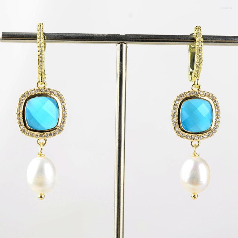 Dangle Earrings Natural Cultured White Rice Pearl Cz Bezel Set Blue Crystal Lever Back For Women
Dangle Earrings Natural Cultured White Rice Pearl Cz Bezel Set Blue Crystal Lever Back For Women
