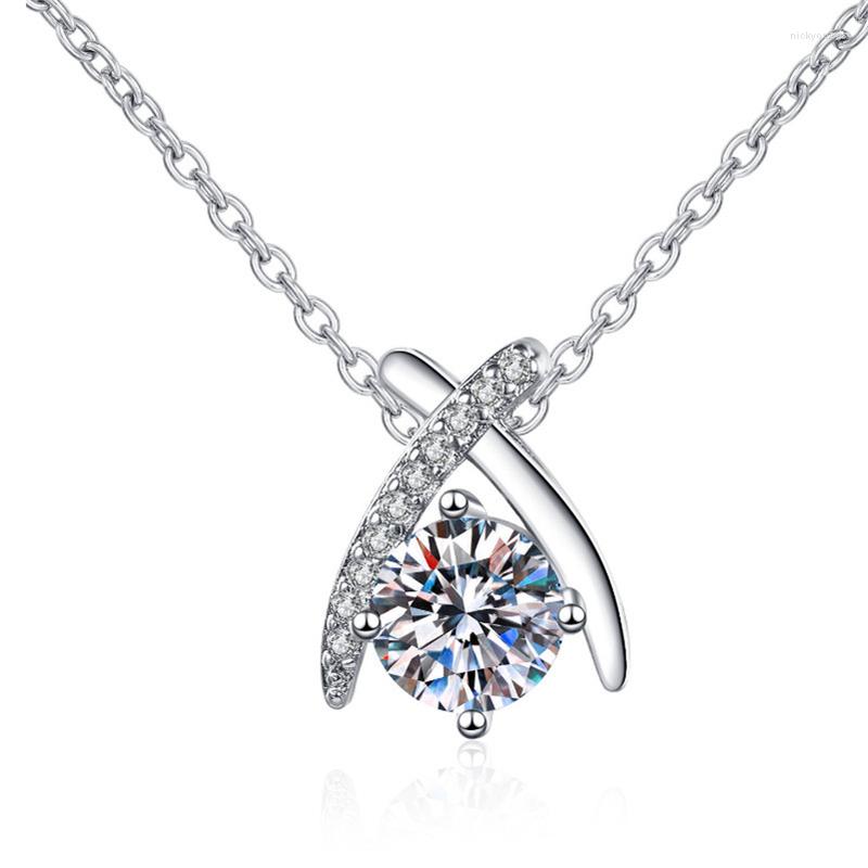 Chains Fashion Simple Crystal Geometric Pendant For Women Silver Color Clavicle Chain Necklace Fine Jewelry Woman Girl Gift
Chains Fashion Simple Crystal Geometric Pendant For Women Silver Color Clavicle Chain Necklace Fine Jewelry Woman Girl Gift