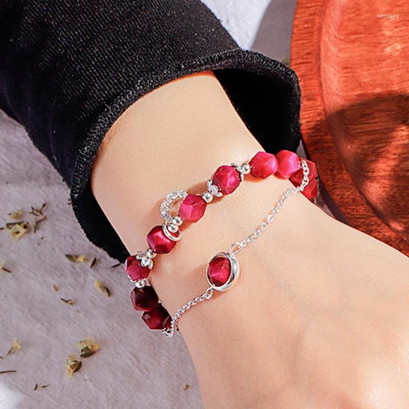 Charm Bracelets Rose Red Tiger's Eye Crystal Women On Hand Chain Bangles Jewelry Aesthetic Fashion Female Now 2023 Vintage
Charm Bracelets Rose Red Tiger's Eye Crystal Women On Hand Chain Bangles Jewelry Aesthetic Fashion Female Now 2023 Vintage