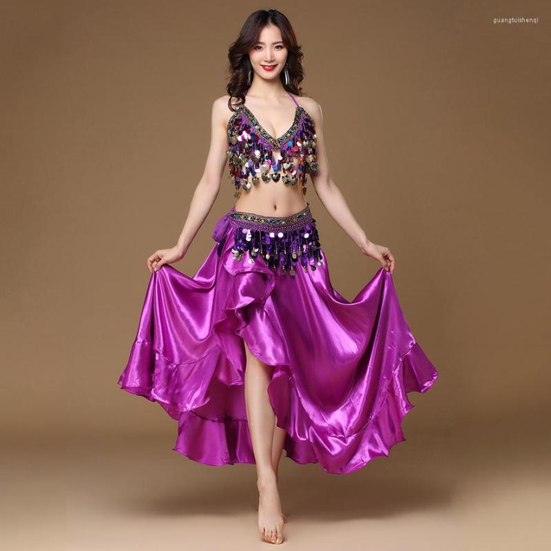 Stage Wear Halloween Gilrs Belly Dance Costume Party Cosplay Sequins Halter Top Coins Belt Outfits India Dancer 3PCS Set Bra Skirt, Black
Stage Wear Halloween Gilrs Belly Dance Costume Party Cosplay Sequins Halter Top Coins Belt Outfits India Dancer 3PCS Set Bra Skirt, Black