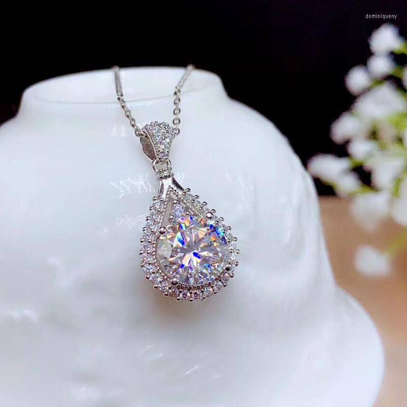 Pendant Necklaces Fashion Super Sparkling Pear Shaped Moissanite High Carbon Diamond Necklace For Women Fine Jewelry Accessories
Pendant Necklaces Fashion Super Sparkling Pear Shaped Moissanite High Carbon Diamond Necklace For Women Fine Jewelry Accessories