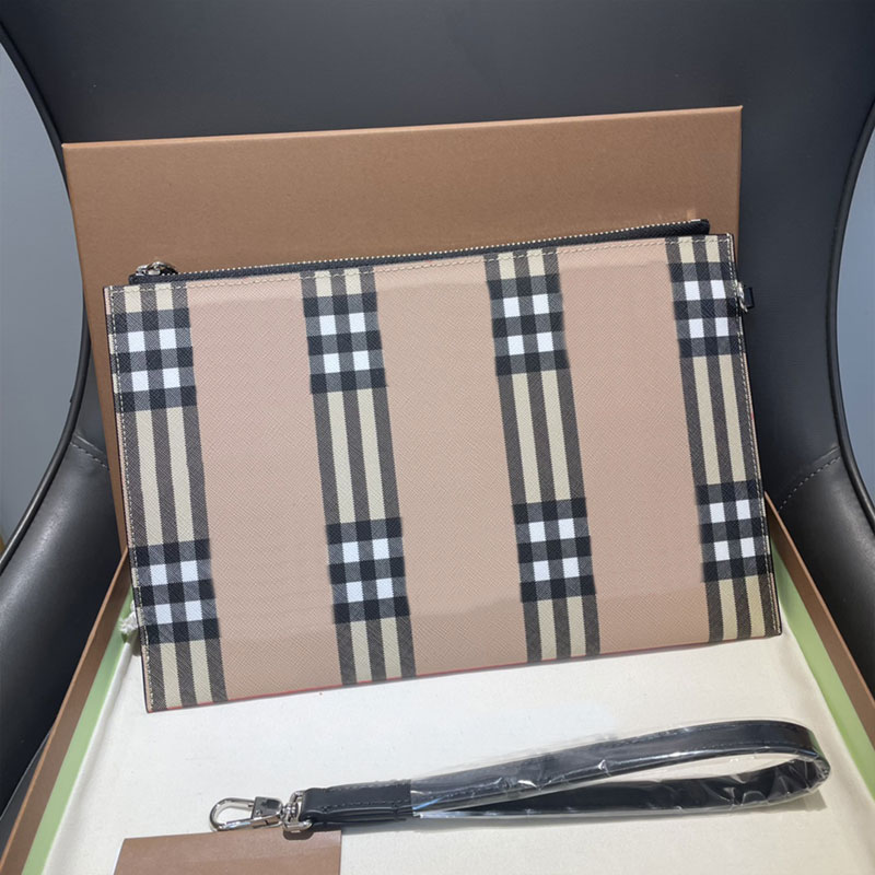 Plaid Clutch Wallet Unisex briefcase Handbag Clip Tote Handbags Zipper Bags Card Holder Coin Pocket Genuine Leather Travel Bag 30CM Silver Hardware
Plaid Clutch Wallet Unisex briefcase Handbag Clip Tote Handbags Zipper Bags Card Holder Coin Pocket Genuine Leather Travel Bag 30CM Silver Hardware