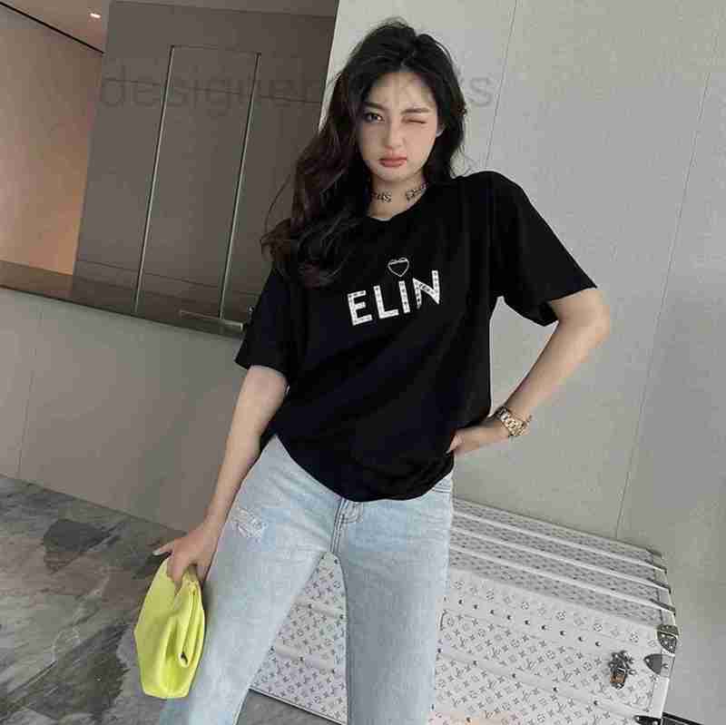 Women's T-Shirt Designer Fashion Summer New Embroidery Love Liuding Letter Short Sleeve T-shirt Couple YUEI, Black
Women's T-Shirt Designer Fashion Summer New Embroidery Love Liuding Letter Short Sleeve T-shirt Couple YUEI, Black