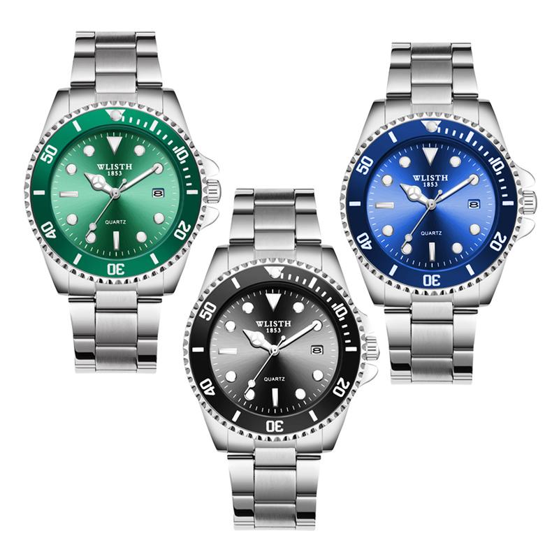 Wristwatches Men Watches Casual Quartz Male Stainless Steel Ananke Top Waterproof Relogio Masculino Esportivo Gift Clock, Green
Wristwatches Men Watches Casual Quartz Male Stainless Steel Ananke Top Waterproof Relogio Masculino Esportivo Gift Clock, Green