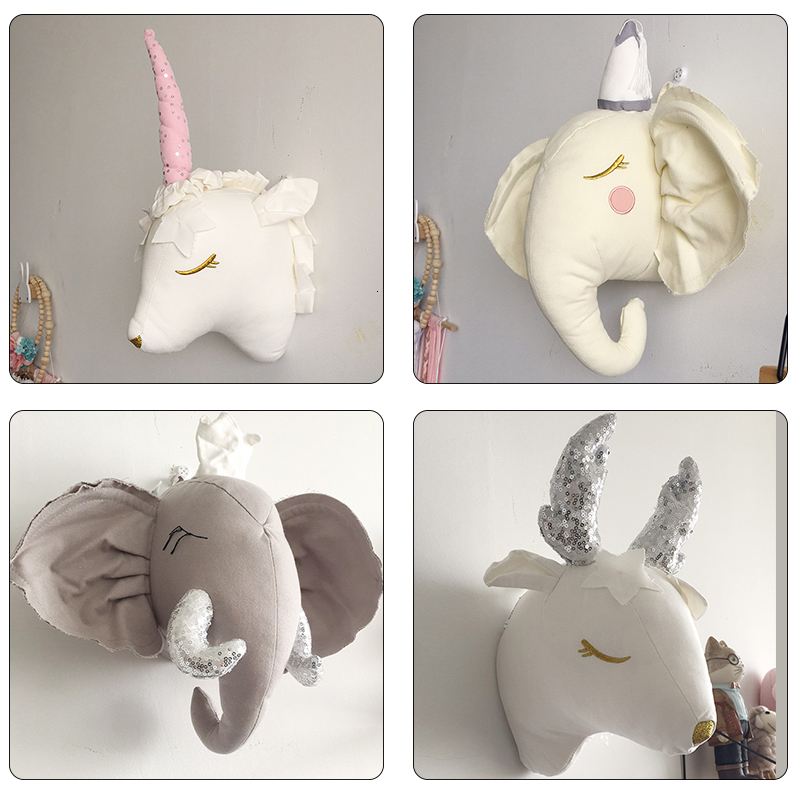 Wall Decor Kids Room Decoration 3D Animal Heads Elephant Sheep Stuffed Toys Wall Hanging For Baby Room Nursery Decor Girl Birthday Gift 230317
Wall Decor Kids Room Decoration 3D Animal Heads Elephant Sheep Stuffed Toys Wall Hanging For Baby Room Nursery Decor Girl Birthday Gift 230317