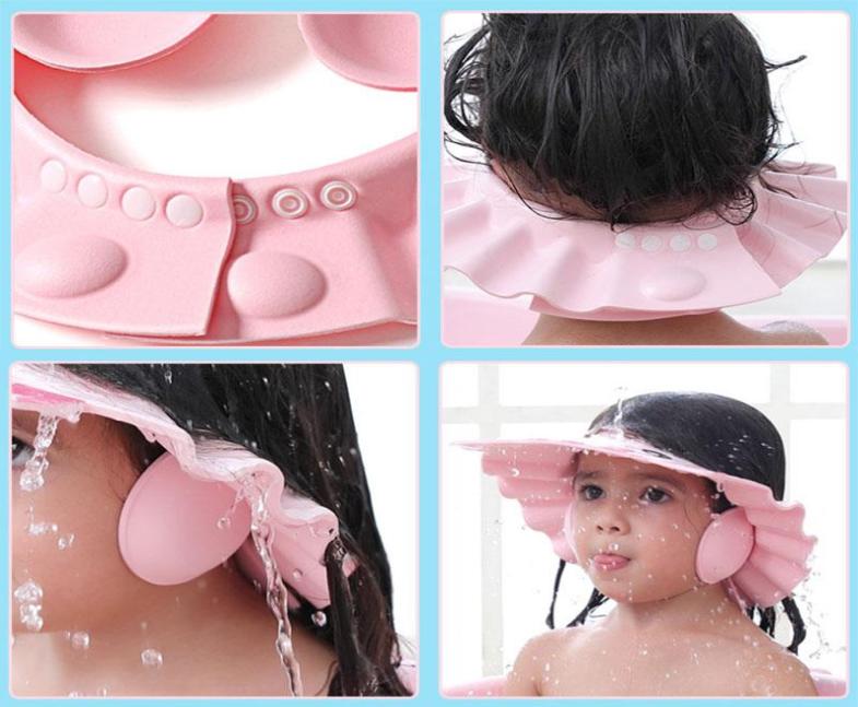 Caps Hats Baby Shower Cap Adjustable Hair Wash Hat For Born Infant Ear Protection Safe Children Kids Shampoo Shield Bath Head Co6195084, Green 
Caps Hats Baby Shower Cap Adjustable Hair Wash Hat For Born Infant Ear Protection Safe Children Kids Shampoo Shield Bath Head Co6195084, Green