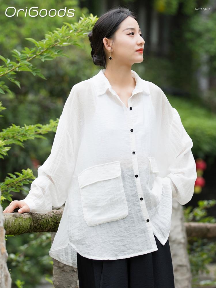 Women's Blouses Women Thin Transparent Black White Shirt Lyocell Linen Loose Oversize Fashion Summer Sexy Chic Tops B028
Women's Blouses Women Thin Transparent Black White Shirt Lyocell Linen Loose Oversize Fashion Summer Sexy Chic Tops B028