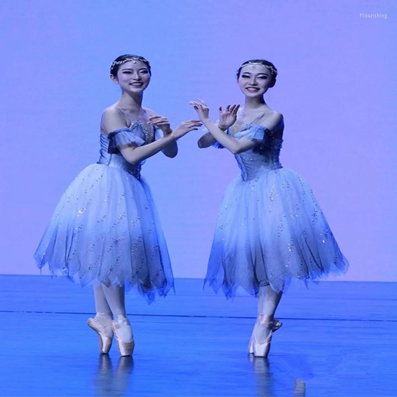 Stage Wear Sky Blue Ballet Dress Girls Kids Child Long Tulle Adulto Women Swan Lake Dance Halloween Costume Ballerina, As shown in figure
Stage Wear Sky Blue Ballet Dress Girls Kids Child Long Tulle Adulto Women Swan Lake Dance Halloween Costume Ballerina, As shown in figure
