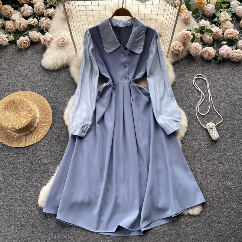 Casual Dresses 2023 Spring Autumn Fashion Doll Neck Shirt Dress Women's Long Sleeves Feel Waist Slim Elegant Clothes Vestidos J167, Black
Casual Dresses 2023 Spring Autumn Fashion Doll Neck Shirt Dress Women's Long Sleeves Feel Waist Slim Elegant Clothes Vestidos J167, Black