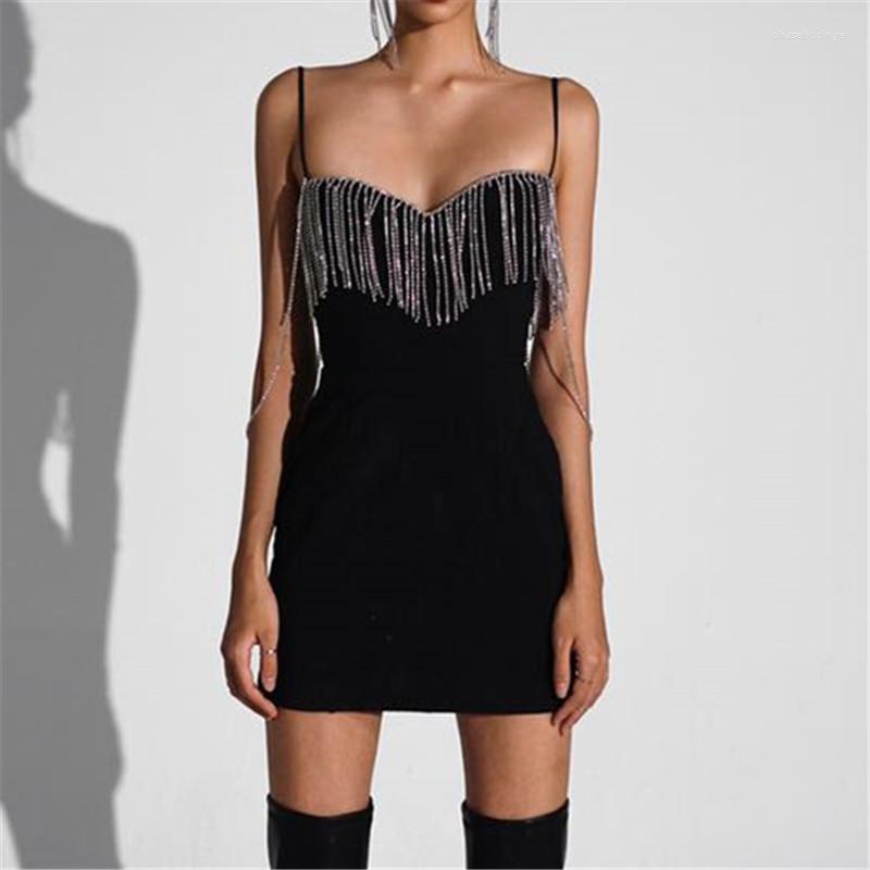 Casual Dresses Women' Sexy Strap Mini Dress Summer Tassel Bodycon Short Lady Party Club Camisole Vestido, Black
Casual Dresses Women' Sexy Strap Mini Dress Summer Tassel Bodycon Short Lady Party Club Camisole Vestido, Black