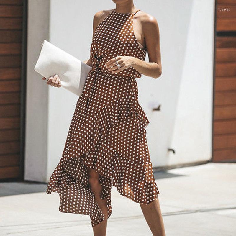 Casual Dresses Summer Polka Dot Lace Irregular Women's Dress Vestidos Elegantes Para Mujer For Women 2023 Midi Plus Size Clothing, Brown
Casual Dresses Summer Polka Dot Lace Irregular Women's Dress Vestidos Elegantes Para Mujer For Women 2023 Midi Plus Size Clothing, Brown
