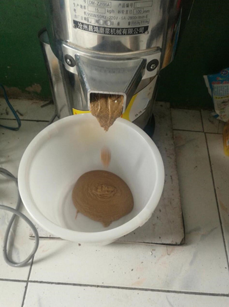 Commercial Peanut Sauce Grinder Mixer Sesame Blender Butter Food Processor Colloid Peanut Butter Maker Grinding Machine