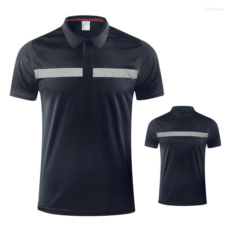 Men's Polos Black Work Shirt Men Safety Polo Summer Construction Workwear With Reflective Stripes
Men's Polos Black Work Shirt Men Safety Polo Summer Construction Workwear With Reflective Stripes