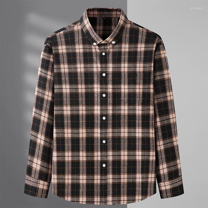 Men's Casual Shirts 10- Color Men Plus Size Long-sleeved Plaid Shirt 2023 Spring Autumn Business Large Brushed Male Oversized Brand Top, 6018
Men's Casual Shirts 10- Color Men Plus Size Long-sleeved Plaid Shirt 2023 Spring Autumn Business Large Brushed Male Oversized Brand Top, 6018