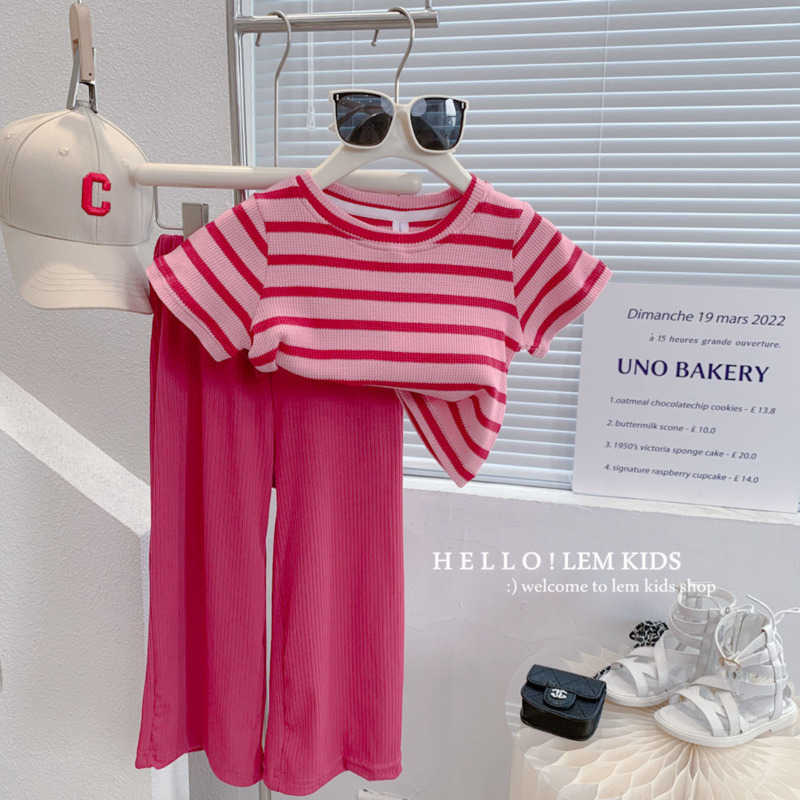 Clothing Sets Summer Pink Pants T Shirt Children Clothing Set Girls School Uniform 2 Piece Child Set Outfits Kids Clothing Suits For Teenagers P230315, Fluorescent green
Clothing Sets Summer Pink Pants T Shirt Children Clothing Set Girls School Uniform 2 Piece Child Set Outfits Kids Clothing Suits For Teenagers P230315, Fluorescent green