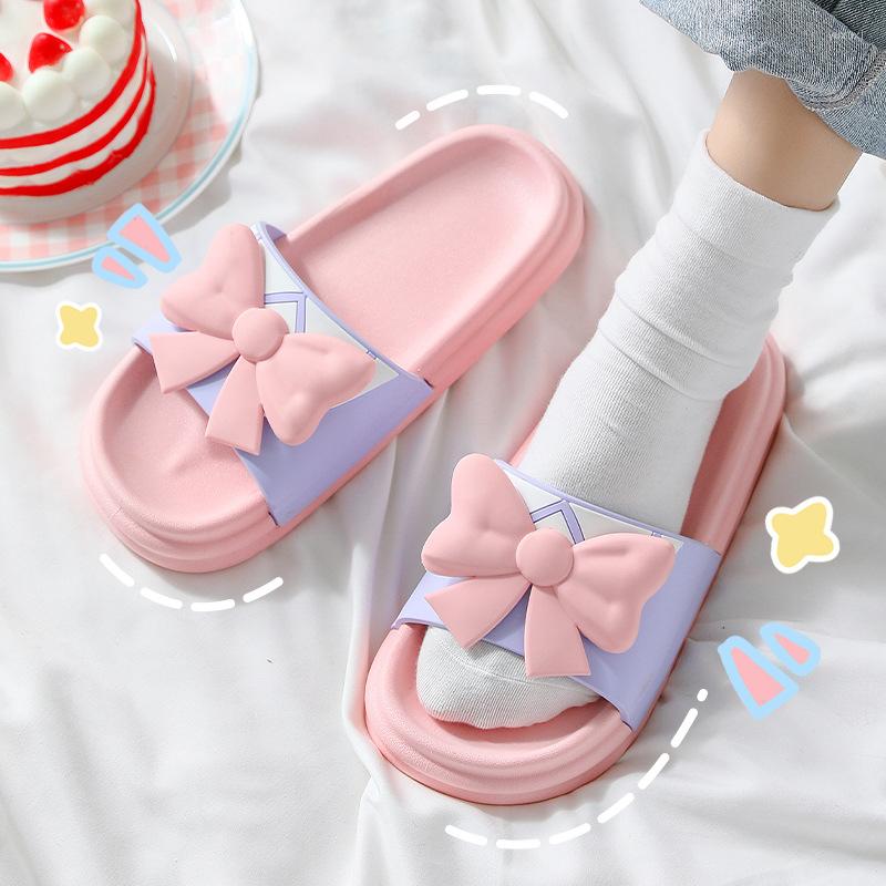 Slippers Summer Ladies Bow Princess Style Indoor Home Household Sandals And Outdoor Wear Non-slip Zapatos De Mujer, Blue
Slippers Summer Ladies Bow Princess Style Indoor Home Household Sandals And Outdoor Wear Non-slip Zapatos De Mujer, Blue