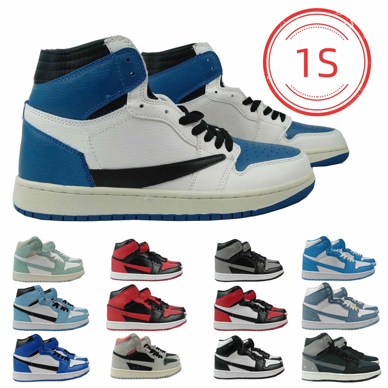 Jumpman 1 1s Curry Shoe Basketball Shoes Trainers Men Women Sneakers White Black Panda Gray Misty Varsity Green Laser Orange Syracuse Mummy Designer Basketball, #j121
Jumpman 1 1s Curry Shoe Basketball Shoes Trainers Men Women Sneakers White Black Panda Gray Misty Varsity Green Laser Orange Syracuse Mummy Designer Basketball, #j121