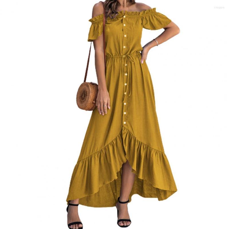 Party Dresses 80%Midi Dress Horizontal Collar Irregular Hem Loose Short Sleeve Summer For Daily Life, Green
Party Dresses 80%Midi Dress Horizontal Collar Irregular Hem Loose Short Sleeve Summer For Daily Life, Green