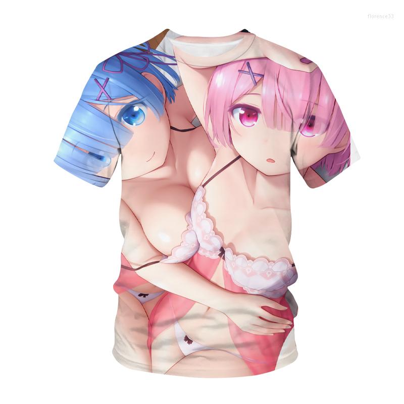 Men's T Shirts Re Zero Rem Ram 3D Print T-shirt Cute Kawaii Girl Anime Streetwear Men Women Casual Fashion Shirt Harajuku Hip Hop Tshirt, At11115733s 
Men's T Shirts Re Zero Rem Ram 3D Print T-shirt Cute Kawaii Girl Anime Streetwear Men Women Casual Fashion Shirt Harajuku Hip Hop Tshirt, At11115733s