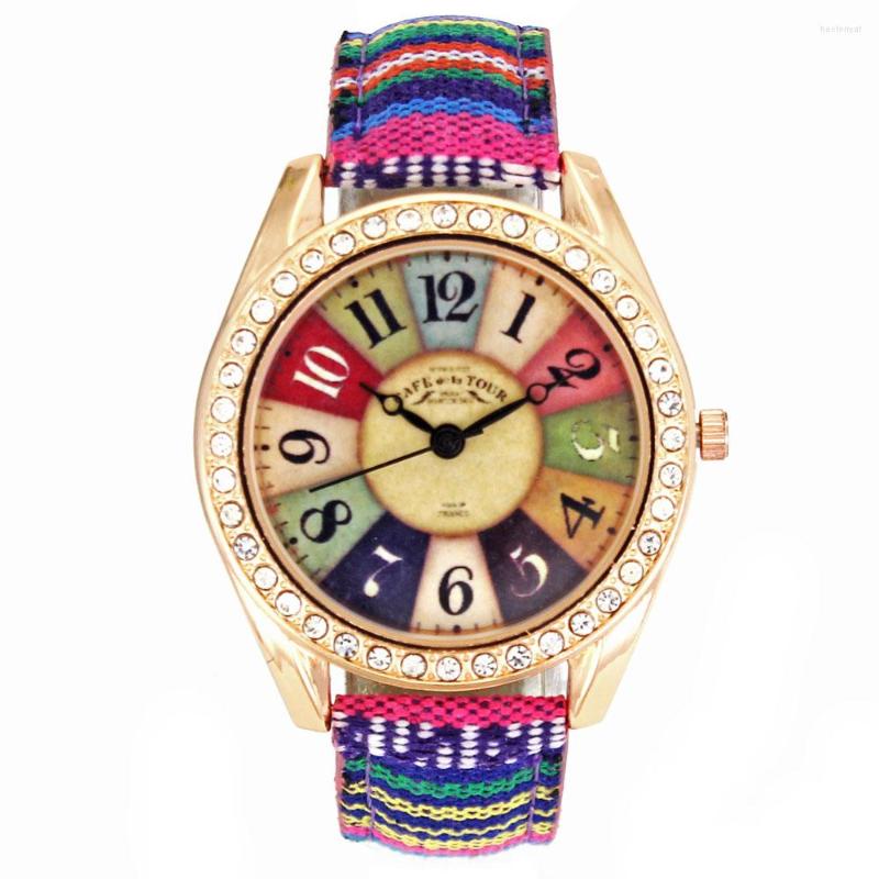 Wristwatches Movie Pattern Retro Custom Watch Women Fashion Luxury Rose Gold Crystal Dress Jewelry Denim Cloth Band Analog Wristwatch, 22
Wristwatches Movie Pattern Retro Custom Watch Women Fashion Luxury Rose Gold Crystal Dress Jewelry Denim Cloth Band Analog Wristwatch, 22